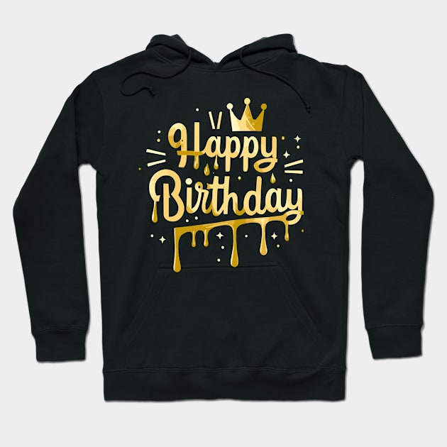 Happy Birthday Hoodie by Graceful Designs